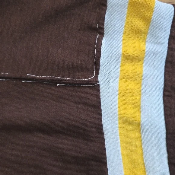 Vintage Jackson Hole Single Stitch Raglan Sleeve T Shirt Football Jersey Stripe